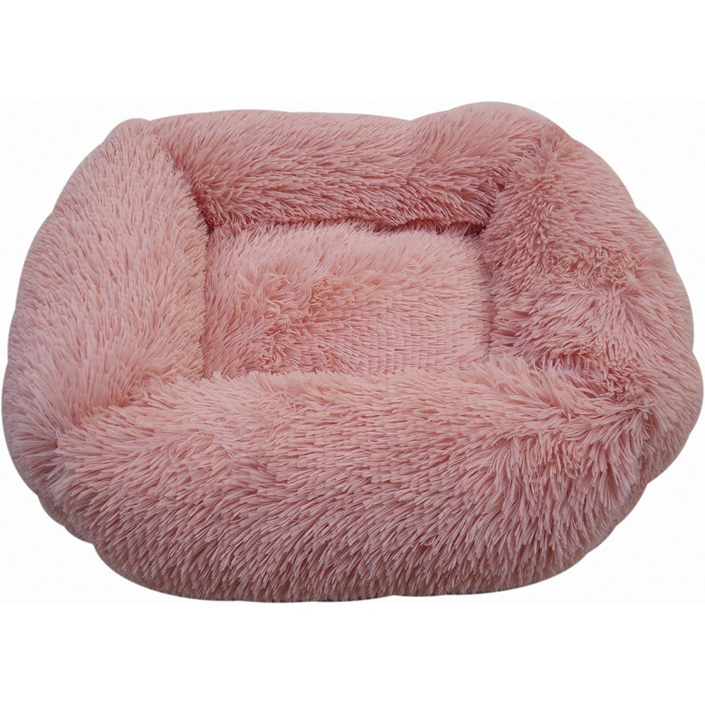 Snuggle Pals® CALMING RECTANGLE CUDDLER BED Pink - Medium 66x56cm - Click to enlarge
