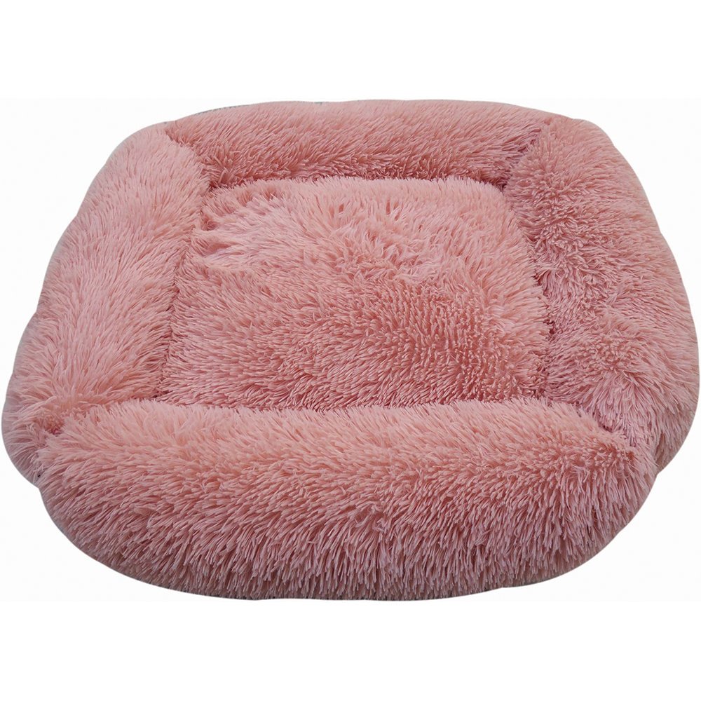 Snuggle Pals® CALMING RECTANGLE CUDDLER BED Pink - Large 80x70cm - Click to enlarge