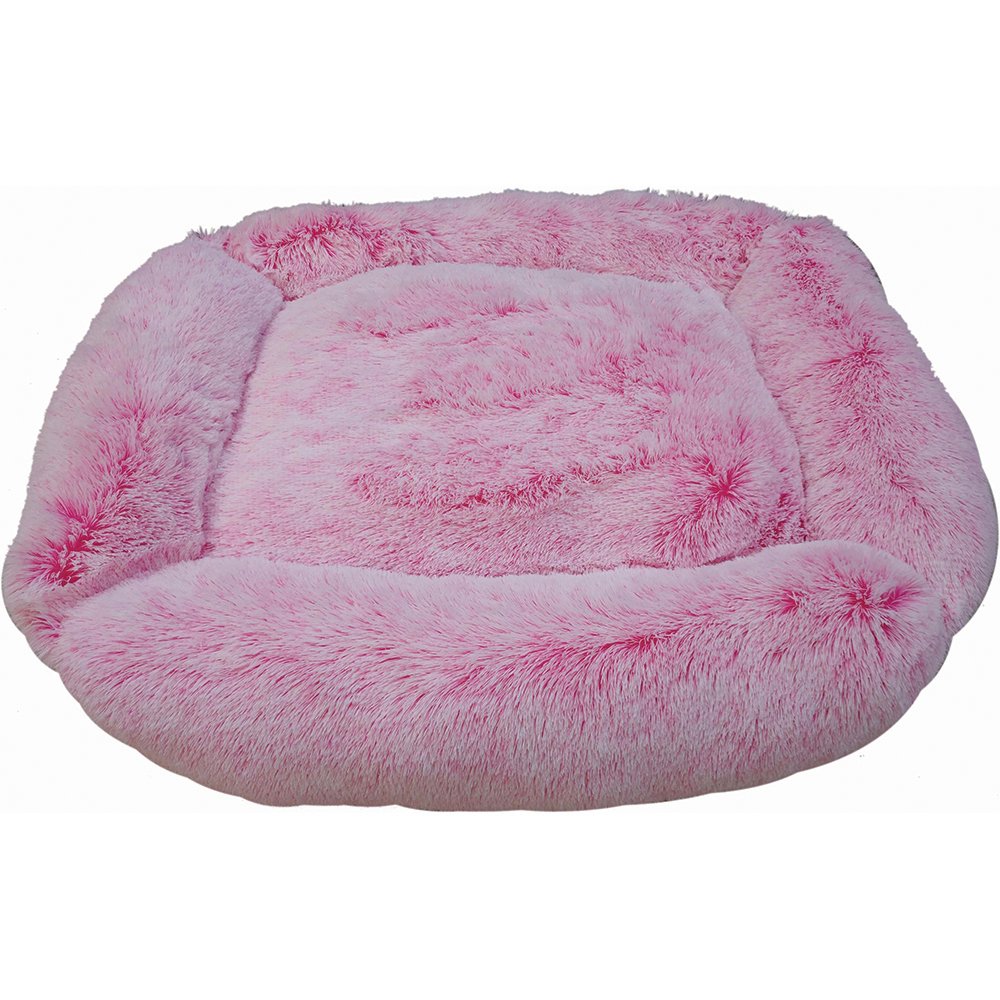 Snuggle Pals® CALMING RECTANGLE CUDDLER BED Ombre Pink - Xlarge 110x90cm - Click to enlarge