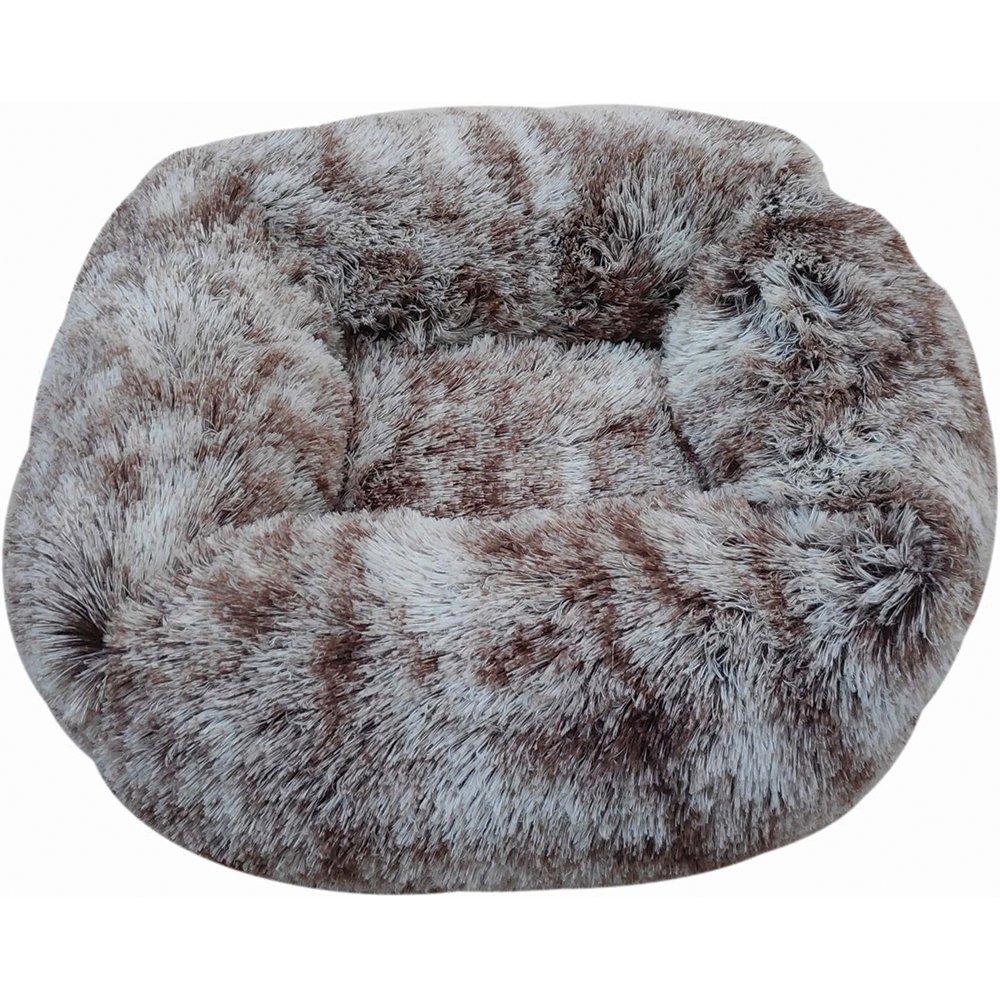Snuggle Pals® CALMING RECTANGLE CUDDLER BED Ombre Brown - Small 55x45cm