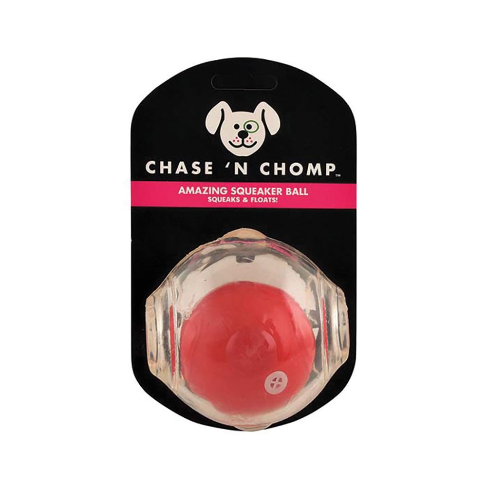 Chase 'n Chomp AMAZING SQUEAKER BALL Regular 6cm - Prestige Pet Products