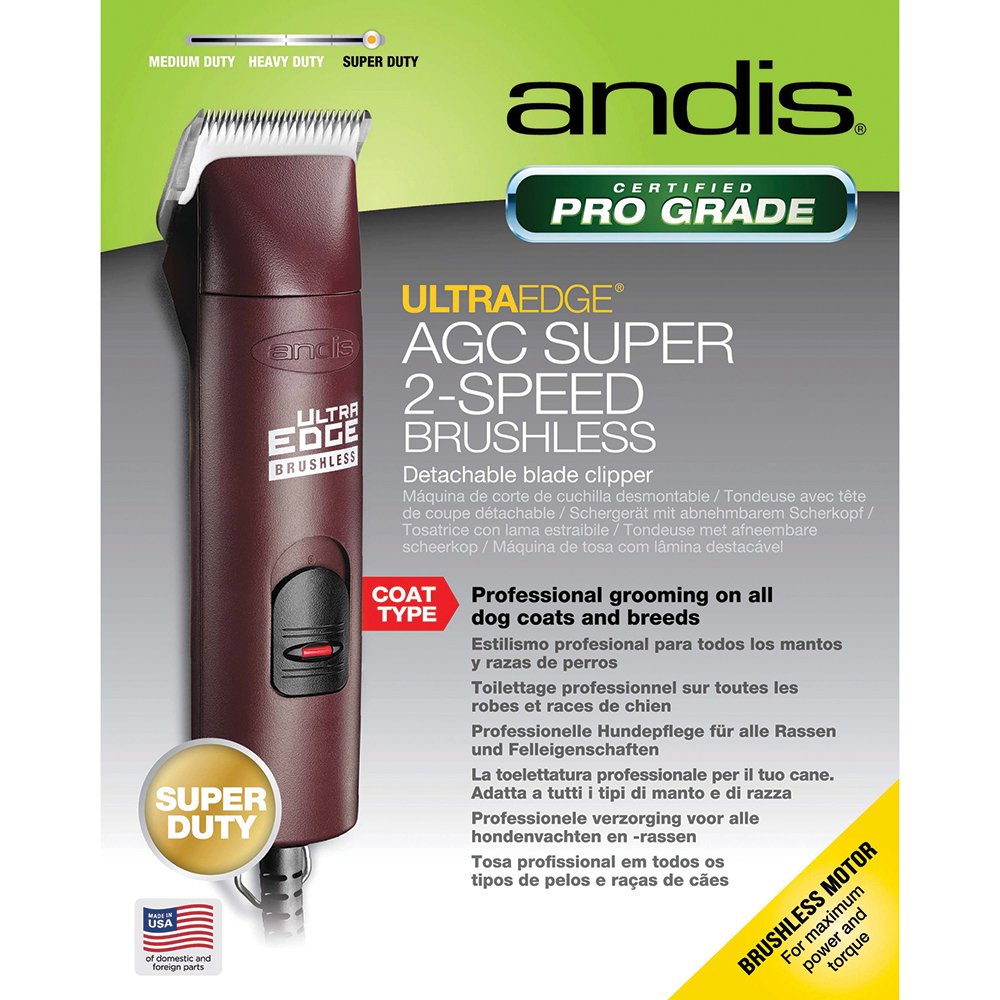 Andis CLIPPER AGC SUPER 2-SPEED Burgundy