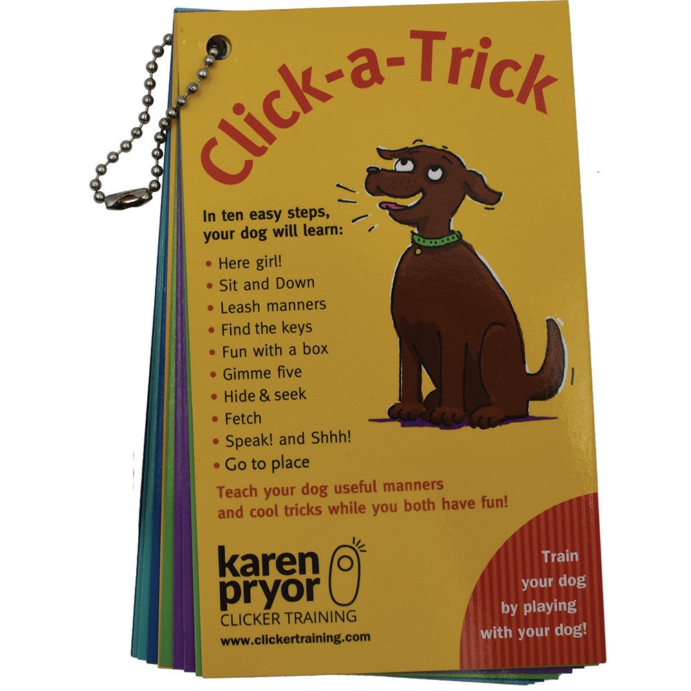 Karen Pryor CLICK-A-TRICK (CARDS w/CLICKER)