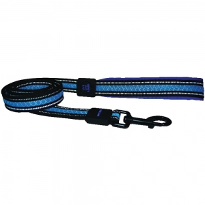 Scream REFLECTIVE PADDED LEASH Loud Blue 2x120cm - Click for more info
