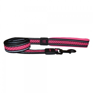 Scream REFLECTIVE PADDED LEASH Loud Pink 2x120cm - Click for more info