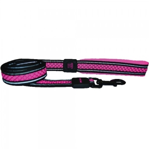 Scream REFLECTIVE PADDED LEASH Loud Pink 2.5x120cm - Click for more info