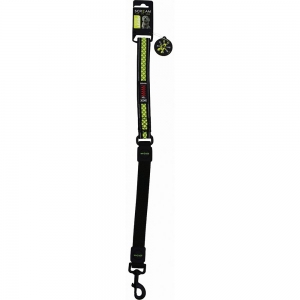 Scream REFLECTIVE BUNGEE LEASH WITH PADDED HANDLE Loud Green 2.5x55cm