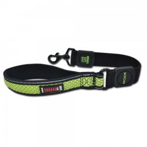 Scream REFLECTIVE BUNGEE LEASH WITH PADDED HANDLE Loud Green 3.8x55cm