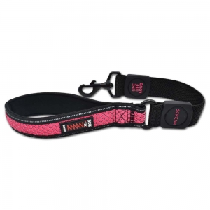 Scream REFLECTIVE BUNGEE LEASH WITH PADDED HANDLE Loud Pink 3.8x55cm