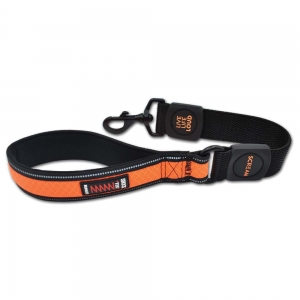Scream REFLECTIVE BUNGEE LEASH WITH PADDED HANDLE Loud Orange 3.8x55cm - Click for more info