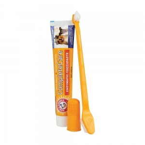 Arm & Hammer COMPLETE CARE DENTAL KIT FOR DOGS (Toothbrush, Finger Brush & 70ml