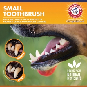 Arm & Hammer COMPLETE CARE DENTAL KIT FOR DOGS (Toothbrush, Finger Brush & 70ml