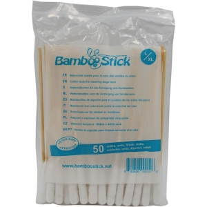 Bamboo Stick KING SIZE COTTON BUDS 50pk - Click for more info