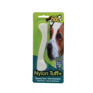 Fido NYLON TUFF+ BONE - BEEF Mid 13cm - Click for more info