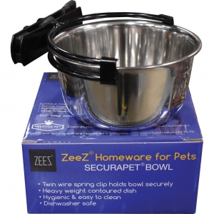 ZEEZ SecuraPet BOWL - SMALL 300mL Stainless Steel - Click for more info