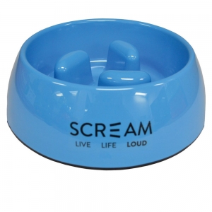 Scream ROUND SLOW-DOWN PILLAR BOWL 200ml Loud Blue - Click for more info