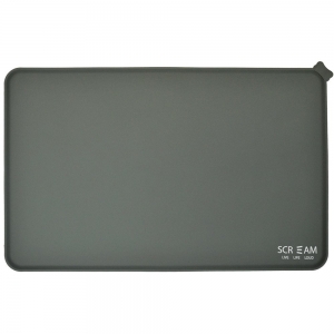 Scream SILICONE FOOD MAT Grey 50x31cm - Click for more info
