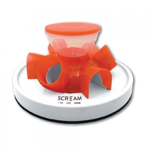 Scream INTERACTIVE CAT TUNNEL FEEDER Loud Orange 27.7x13.7cm - Click for more info