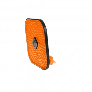 Scream LICK ENRICHMENT MAT FOR CRATE/CAGE - SQUARE Loud Orange 18x18cm