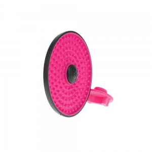 Scream LICK ENRICHMENT MAT FOR CRATE/CAGE - ROUND Loud Pink 15x3.9cm