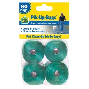 OurPets - WASTE PIK-UP BAGS - 4 Rolls (60 Bags)