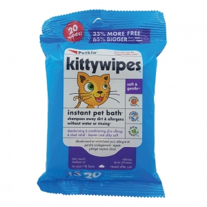 Petkin KITTY WIPES 20pk - Click for more info