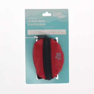 ZippyPaws ADVENTURE LEASH BAG WASTE BAG DISPENSER - Hibiscus Pink 9x6cm - Click for more info