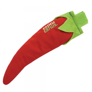 OurPets CATNIP FILLED TOY CHILLI PEPPER 16.5cm