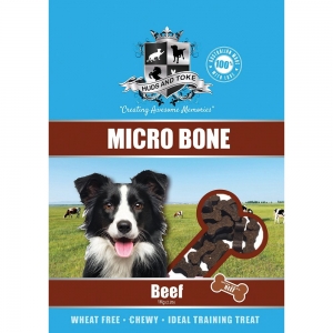 Huds and Toke SEMI MOIST MICRO BONES BEEF 1kg - Click for more info