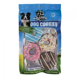 Huds and Toke LITTLE DOGGY DONUTS 4pk - 5cm