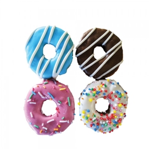 Huds and Toke LITTLE DOGGY DONUTS 4pk - 5cm