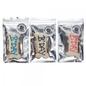 Huds and Toke B'DAY SMALL BONE COOKIE 1pk - 10cm - Click for more info