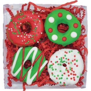 Huds and Toke HORSE CHRISTMAS DONUT GIFT BOX 4pk - Click for more info