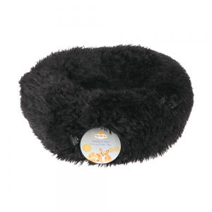 Snuggle Pals® CALMING CUDDLER BED - Black 50cm - Click for more info