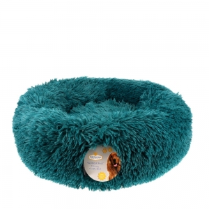 Snuggle Pals® CALMING CUDDLER BED - Peacock 60cm - Click for more info