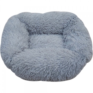 Snuggle Pals® CALMING RECTANGLE CUDDLER BED Grey - Small 55x45cm - Click for more info