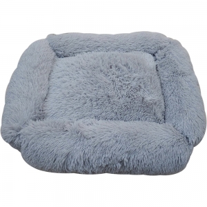 Snuggle Pals® CALMING RECTANGLE CUDDLER BED Grey - Large 80x70cm - Click for more info
