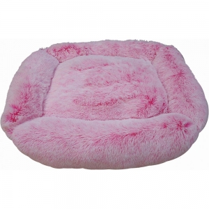 Snuggle Pals CALMING RECTANGLE CUDDLER BED Ombre Pink - Xlarge 110x90cm