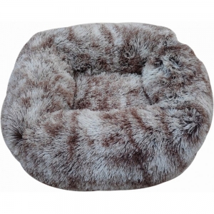 Snuggle Pals CALMING RECTANGLE CUDDLER BED Ombre Brown - Small 55x45cm
