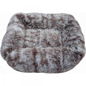 Snuggle Pals® CALMING RECTANGLE CUDDLER BED Ombre Brown - Medium 66x56cm - Click for more info
