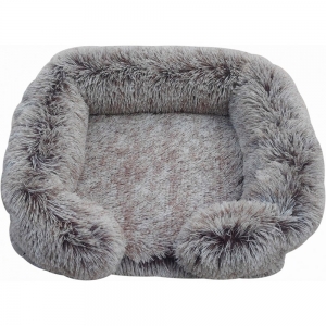 Snuggle Pals® CALMING FOAM BASE LOUNGER Ombre Brown - Small 50x40x14cm - Click for more info