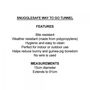 Snugglesafe WAY-TO-GO TUNNEL 15cm Dia. (Extends to 91cm)