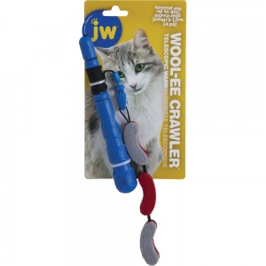 JW CAT TELESCOPIC WOOL-EE CRAWLER WAND 120cm Long (Extended) - Click for more info