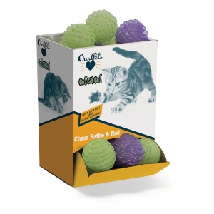 Go!Cat!Go! CHASE RATTLE & ROLL BULK DISPLAY of 24pcs (5cm ea) - Click for more info