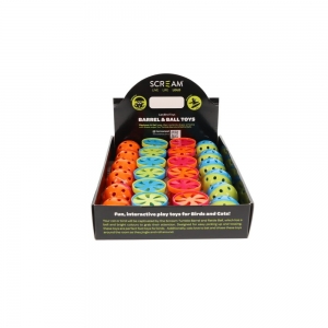 Scream BARREL AND BALL COUNTER DISPLAY TOY PACK Multicolour 24pk