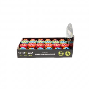 Scream BARREL AND BALL COUNTER DISPLAY TOY PACK Multicolour 24pk
