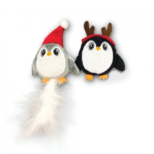 Quirky Kitty HOLIDAY POUNCY PENGUINS 2pk