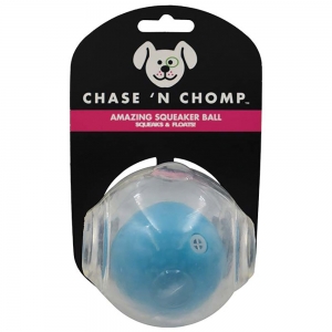 Chase 'n Chomp AMAZING SQUEAKER BALL Large 8.5cm - Click for more info