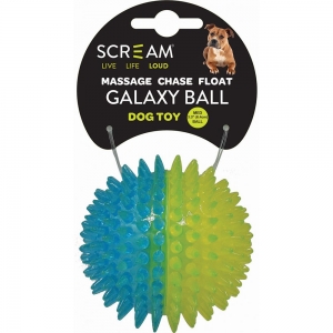 Scream GALAXY BALL Loud Green/ Blue - Medium 8.4cm - Click for more info