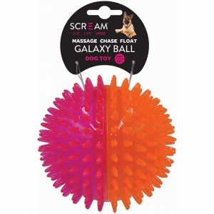 Scream GALAXY BALL Loud Pink/ Orange - Large 13cm - Click for more info